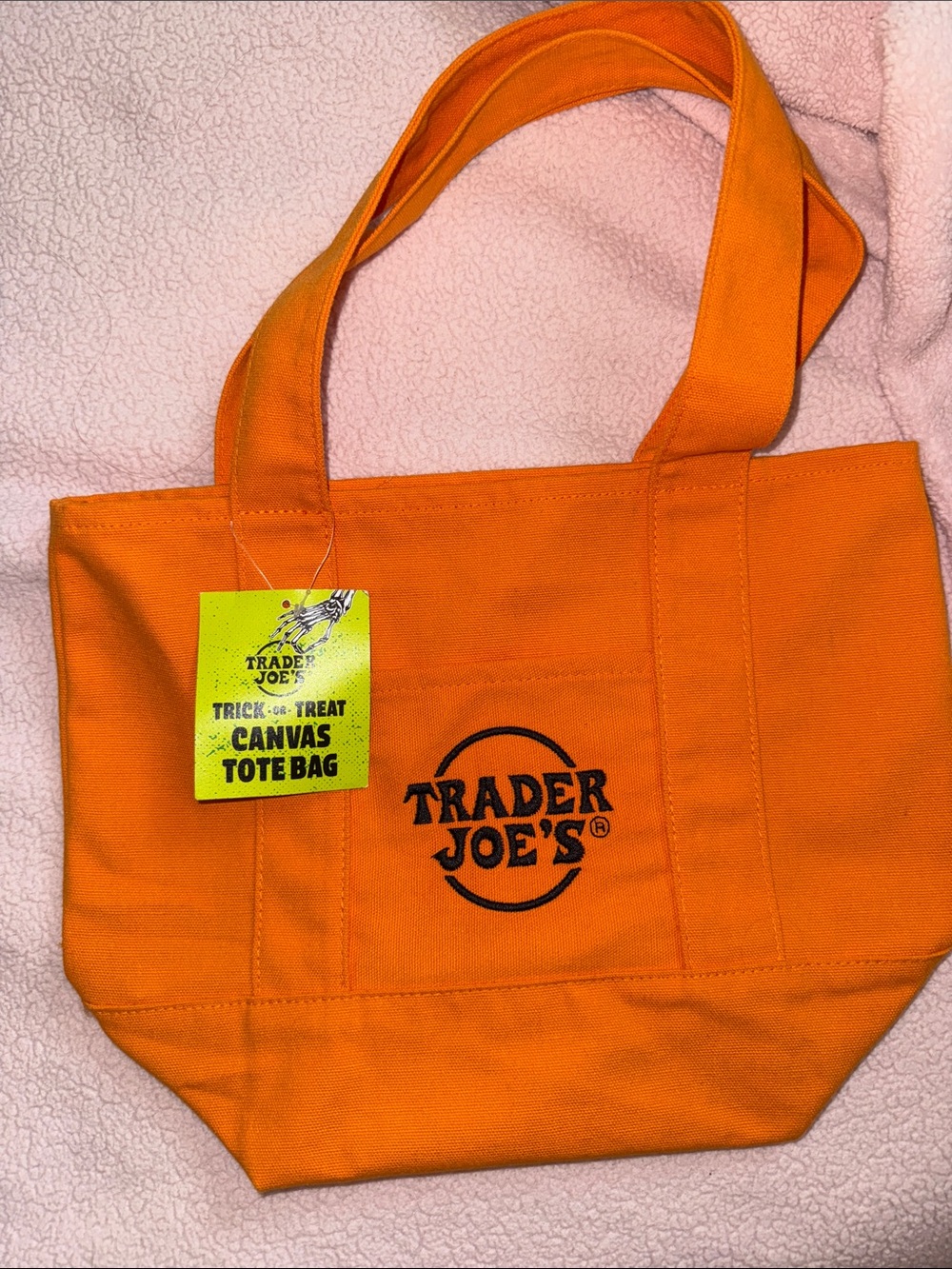 Trader Joe’s Halloween Orange Tote